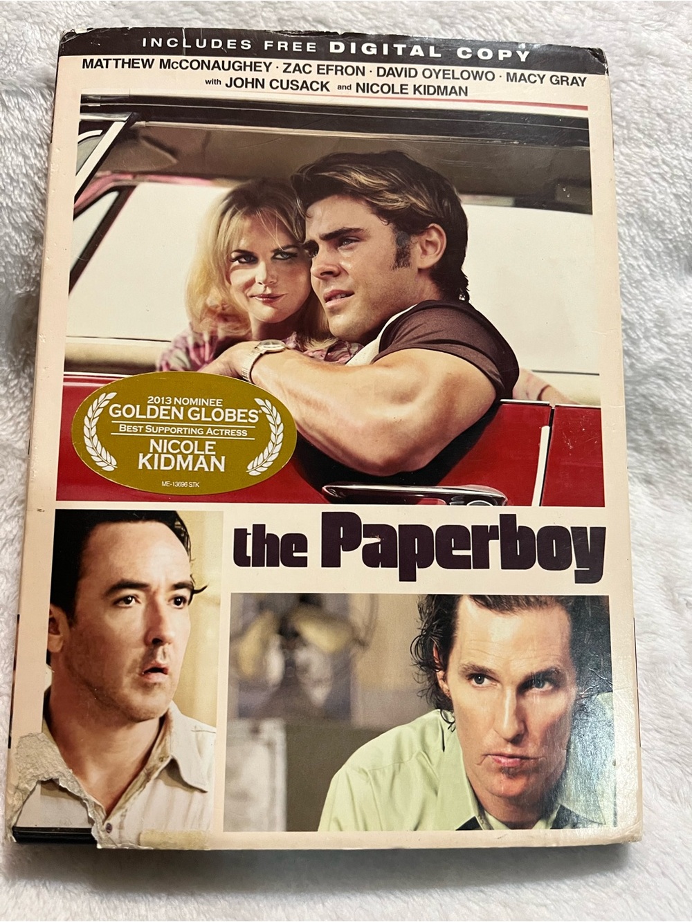 The Paperboy DVD — White/Red Cover